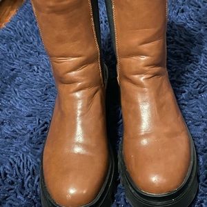 Cognac Colored Boots